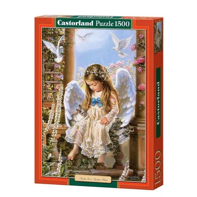Puzzle 1500 elementów  - Anioł Dziewczynka Anielska Miłość
