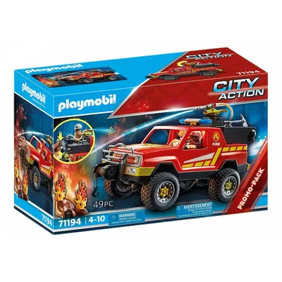 Playmobil Klocki City Action 71194 Ciężarówka Straży Pożarnej