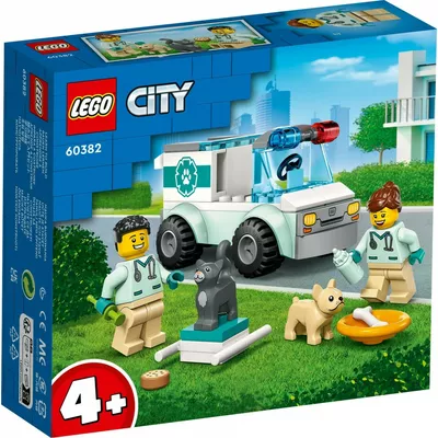 LEGO Klocki City 60382 Karetka weterynaryjna