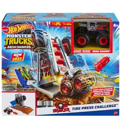 Hot Wheels Zestaw Monster Trucks Arena Smashers Podstawowe wyzwanie