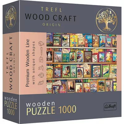 Trefl Puzzle drewniane 1000 elementów Przewodniki po świecie