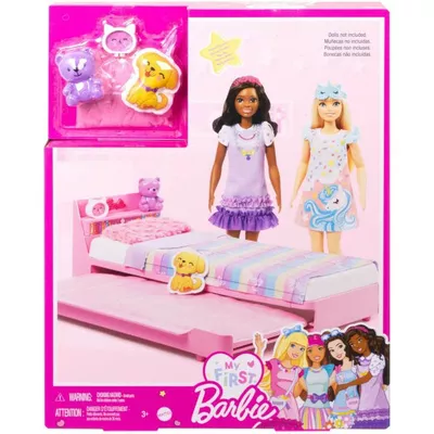 Mattel Zestaw akcesoriów Moja Pierwsza Barbie Sypialnia