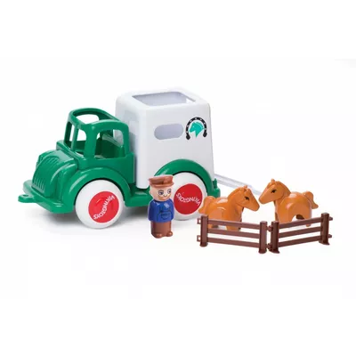 Dante Pojazd do transportu koni z figurkami Jumbo Viking Toys