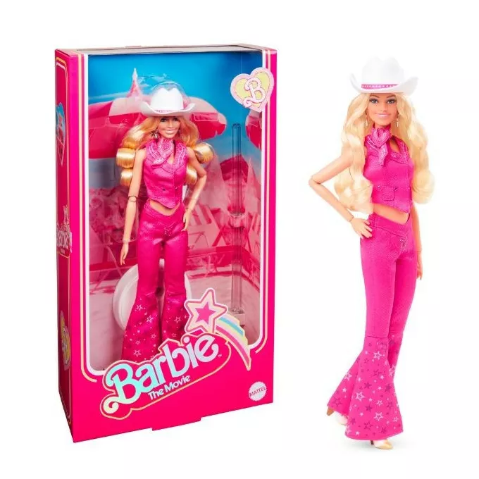 Mattel Lalka filmowa Barbie Margot Robbie jako Barbie w kowbojskim stroju