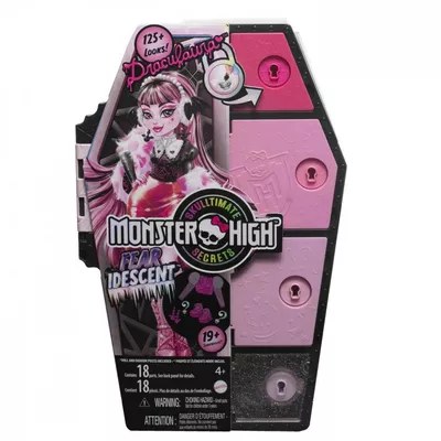 Mattel Lalka Monster High Straszysekrety Seria 2 Błyszcząca Draculaura