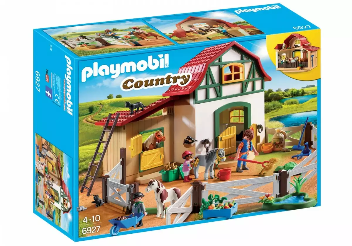 Playmobil Zestaw z figurkami Country 6927 Stadnina kucyków
