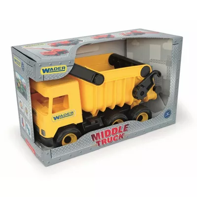 Wywrotka żółta 38 cm Middle Truck w kartonie