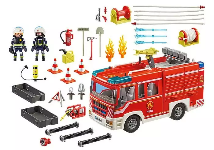 Playmobil Zestaw z figurkami City Action 9464 Pojazd ratowniczy straży pożarnej