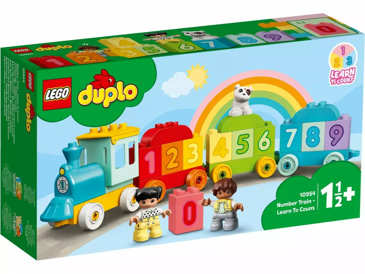 LEGO Klocki DUPLO 10954 Pociąg z cyferkami - nauka liczenia