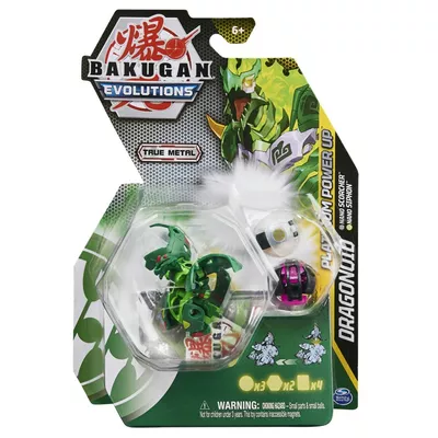 Figurka Bakugan Evolutions Ekstra Moc Kula + nanogans Pack 2