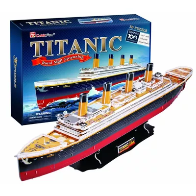 Puzzle 3D Titanic Duży