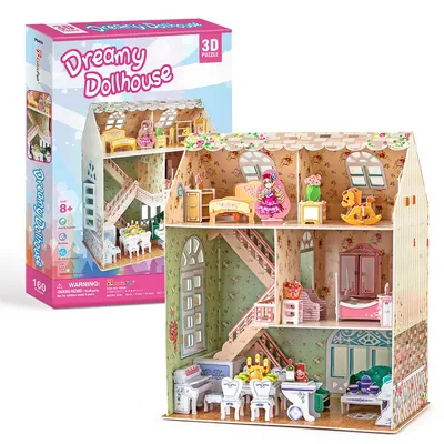 Cubic Fun Puzzle 3D Domek dla lalek Dreamy