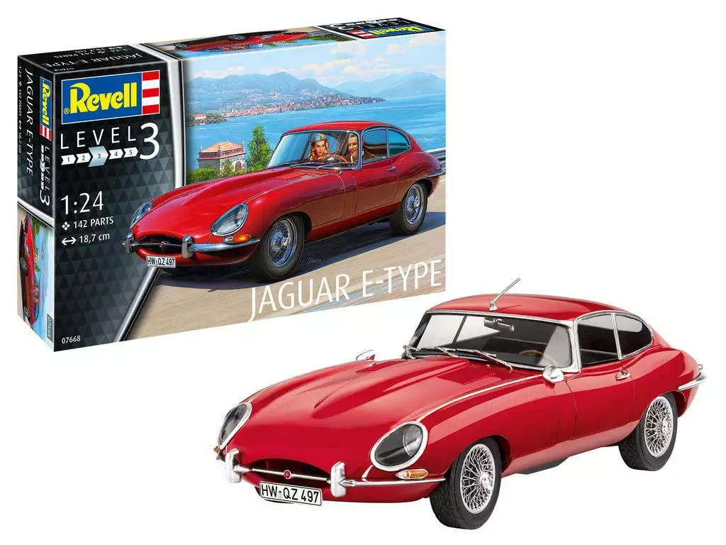 ilustracja: Revell Model do sklejania Jaguar E-Type Coupe