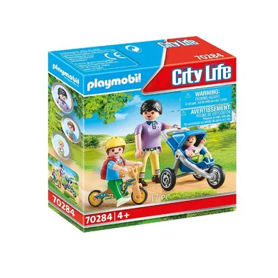 Zestaw z figurkami City Life 70284 Mama z dziećmi