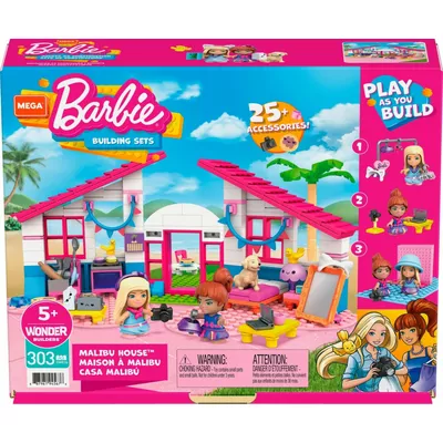 Klocki Mega Construx Barbie Dom w Malibu
