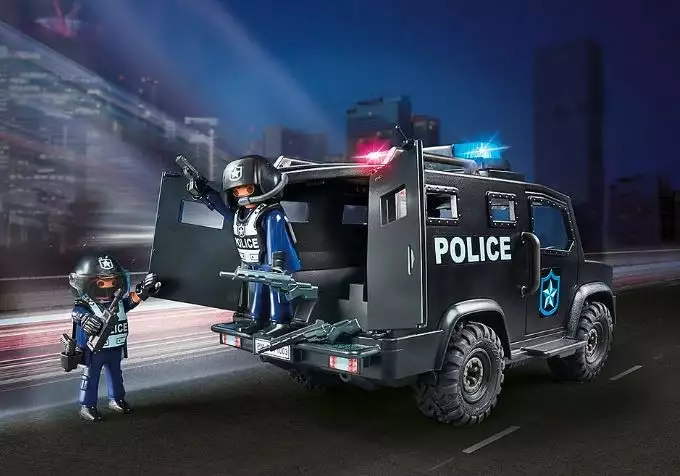 Playmobil Klocki Zestaw z figurkami City Action 71003 SWAT Truck