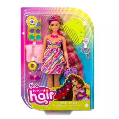 Mattel Lalka Barbie Totally Hair Kwiaty