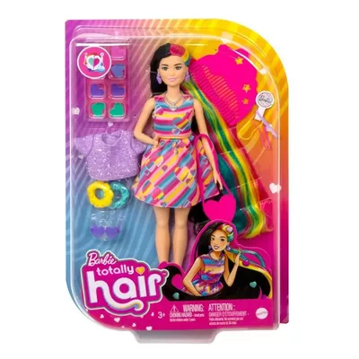 Mattel Lalka Barbie Totally Hair Serca