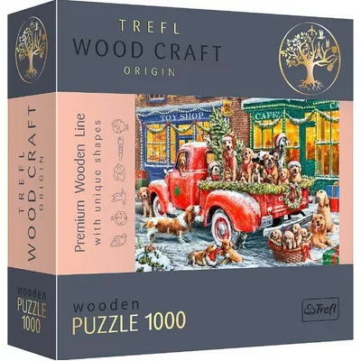 Trefl Puzzle drewniane Pomocnicy Świętego Mikołaja 1000 elementów