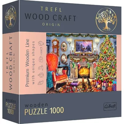 Trefl Puzzle drewniane Przy kominku 1000 elementów