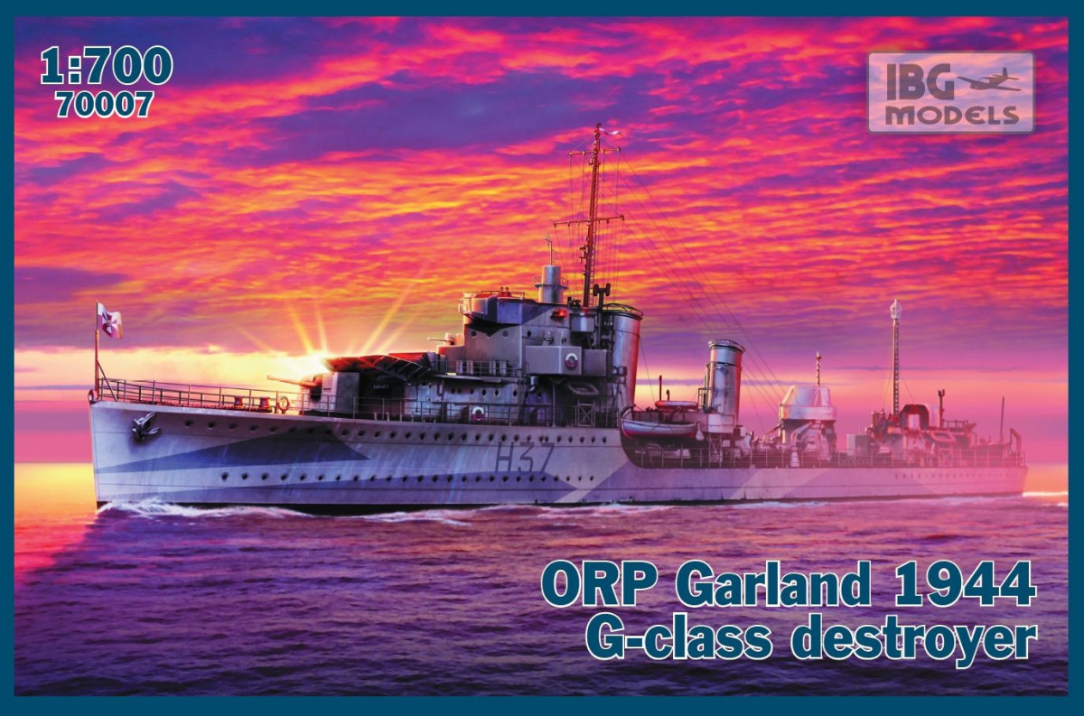 Ibg Model plastikowy ORP Garland 1944 G-class Niszczyciel-Zdjęcie-0