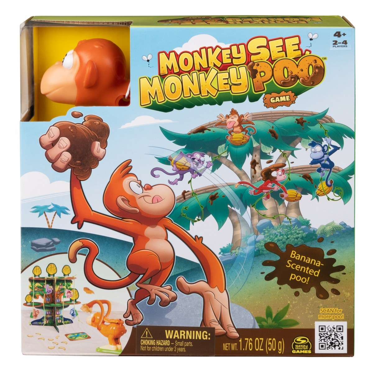 Spin Master Gra Monkey See Monkey Poo