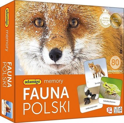 Adamigo Gra Memory - Fauna Polski