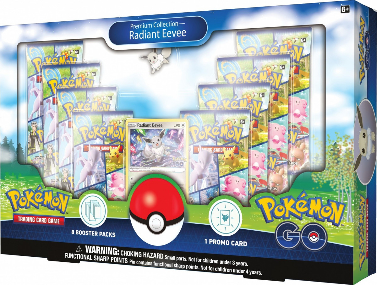 Pokemon TCG Karty Pokémon Go 10,5 Premium Collection Eevee