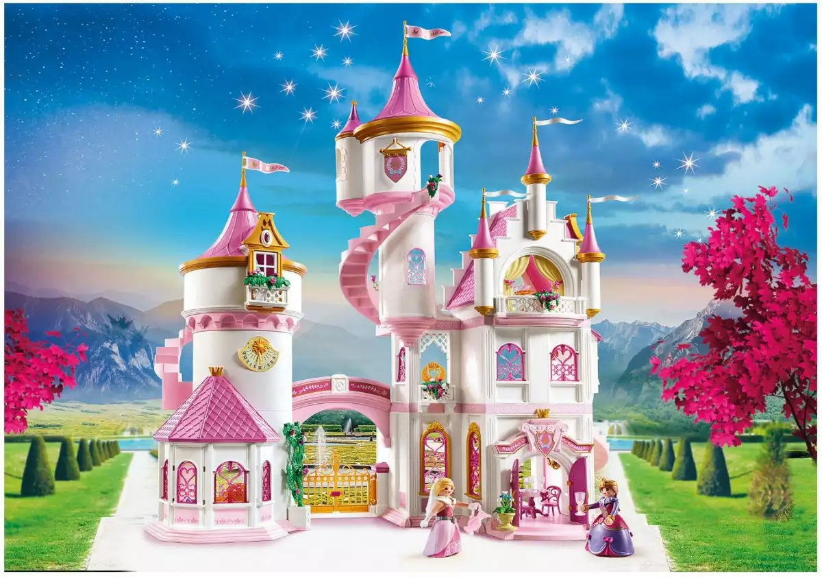 ilustracja: Playmobil Zestaw z figurkami Princess 70447 Duży zamek księżniczek