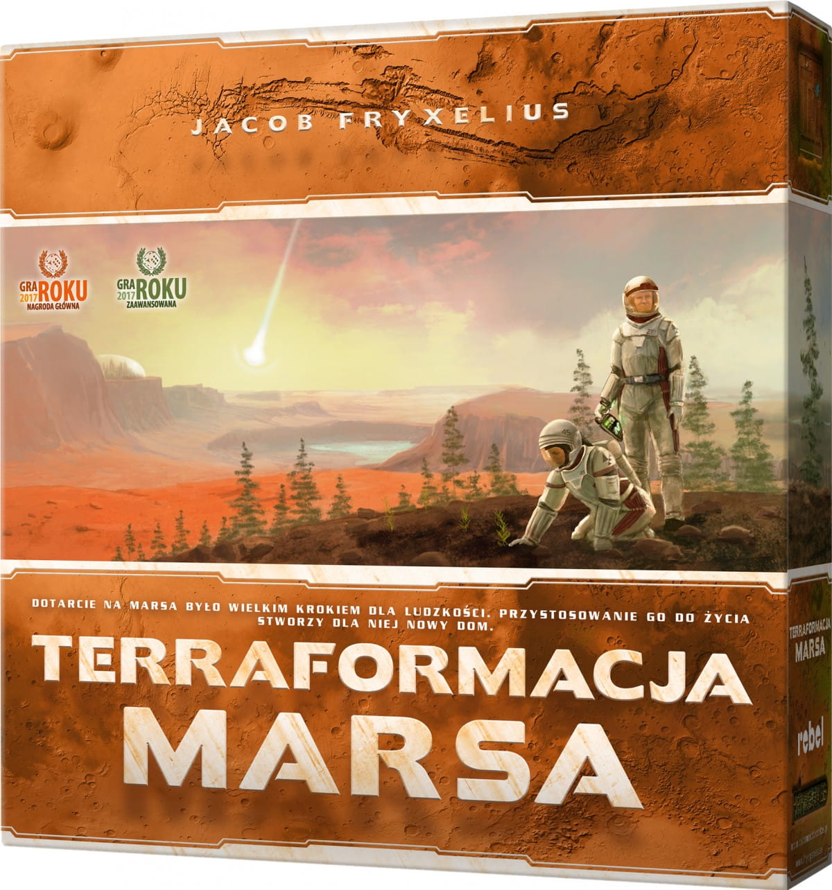 Ilustracja: okładka gry planszowej Terraformacja Marsa